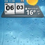 3D Digital Weather Clock 3