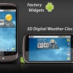 3D Digital Weather Clock main