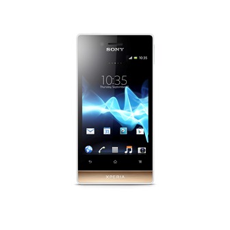 Xperia Miro FrontV Gold