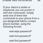 antitheft sms cmd