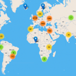 location map world